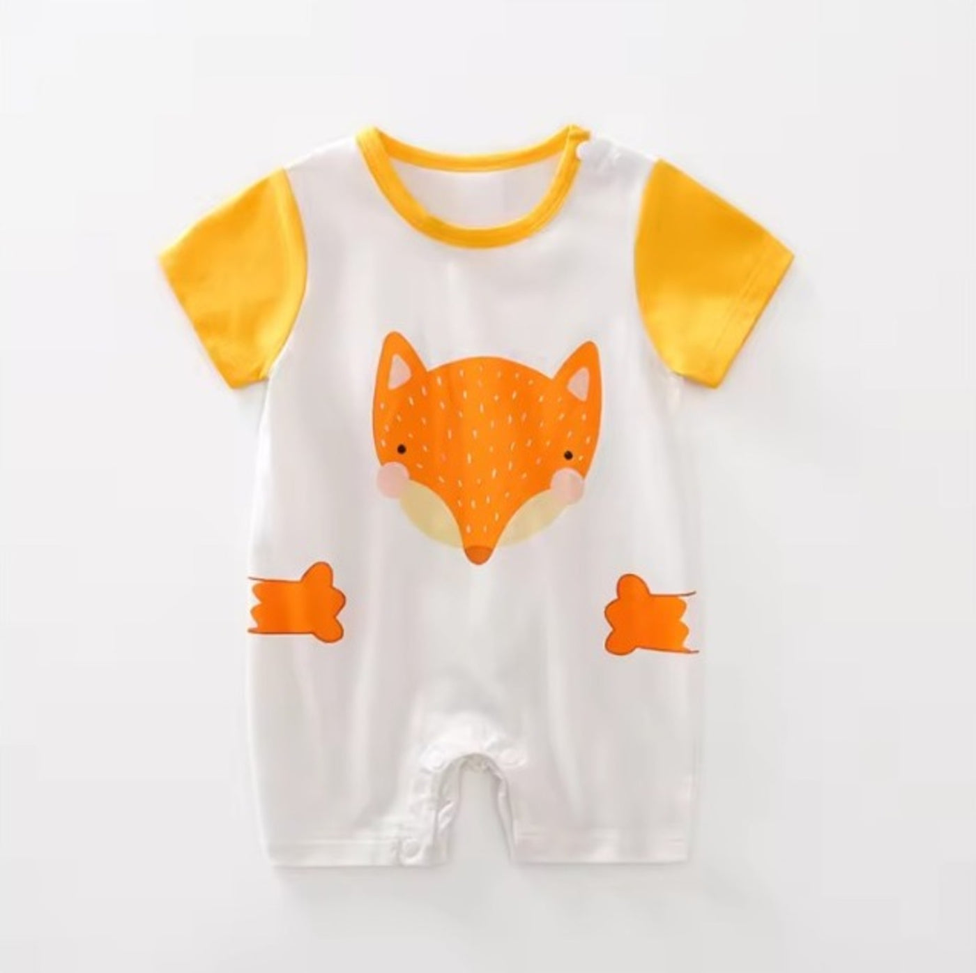 Baby Boys & Baby Girls Half Sleeves Rompers