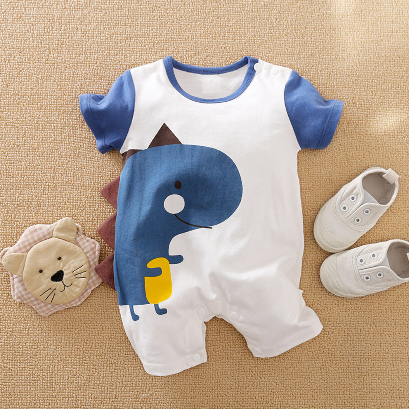 Baby Boys & Baby Girls Half Sleeves cute Rompers