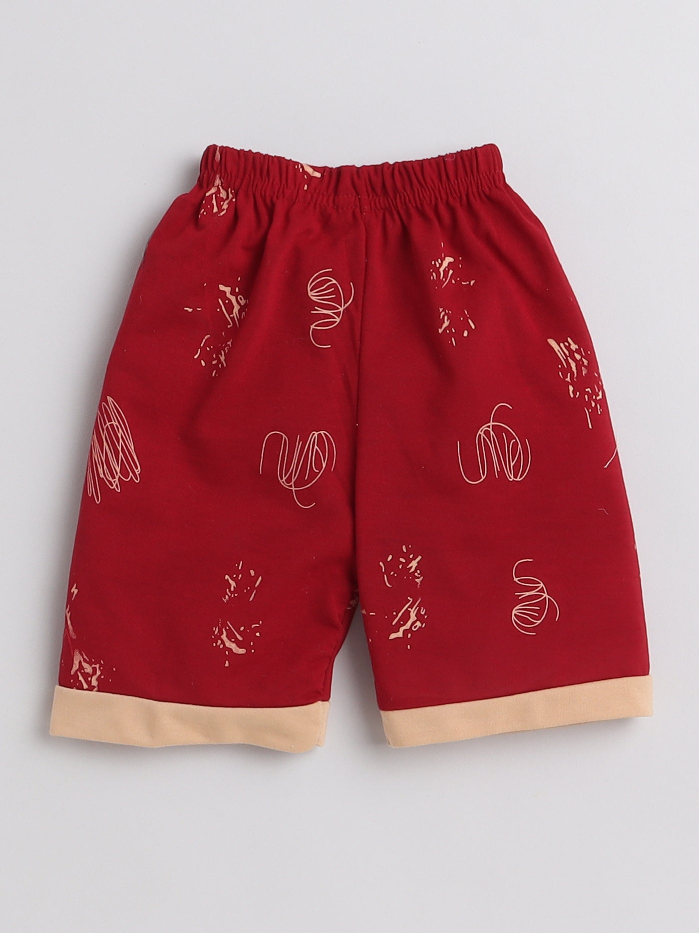 Boys Half Sleeves Printed T-Shirt & Shorts Set