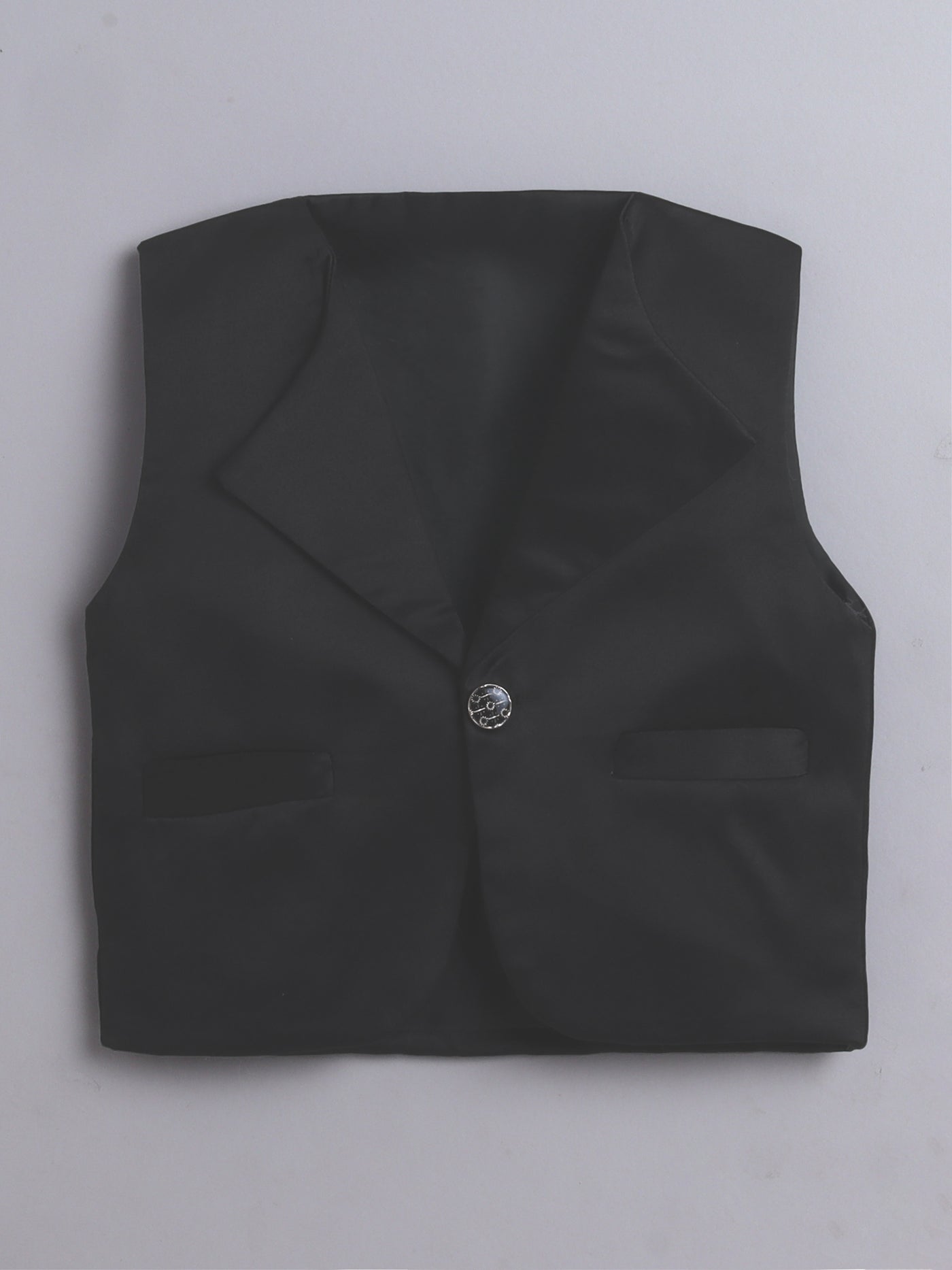 Fourfolds Boys' 3-Piece  Set with Shirt, Waistcoat, Bow , and Slim Fit Trouser Perfect for Weddings, Parties, and Special Occasions