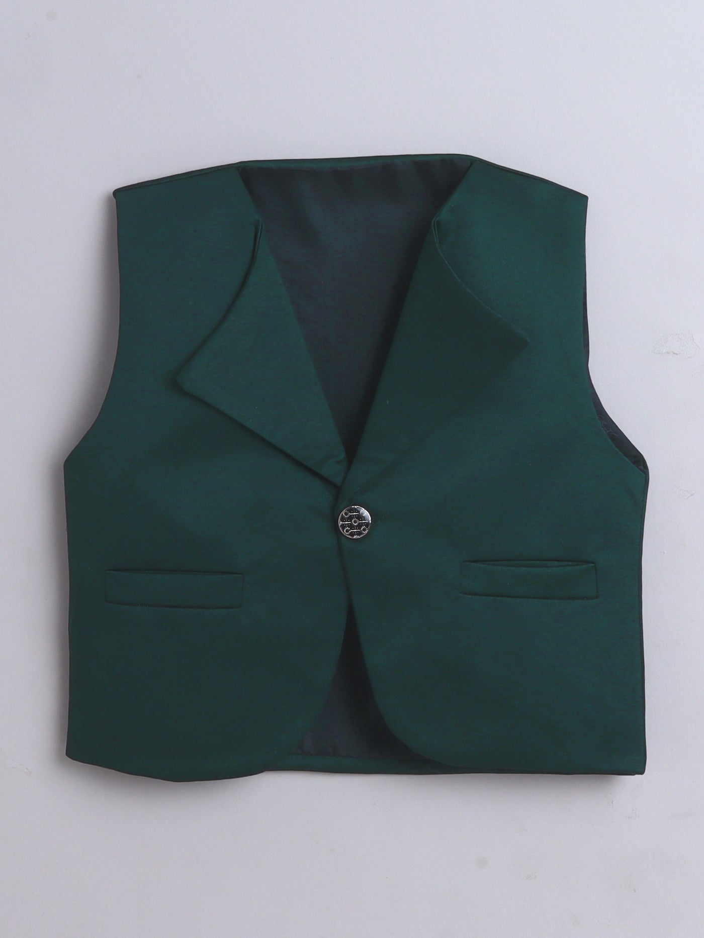Fourfolds Boys' 3-Piece  Set with Shirt, Waistcoat, Bow , and Slim Fit Trouser Perfect for Weddings, Parties, and Special Occasions