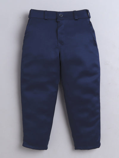 Fourfolds Boys' 3-Piece  Set with Shirt, Waistcoat, Bow , and Slim Fit Trouser Perfect for Weddings, Parties, and Special Occasions