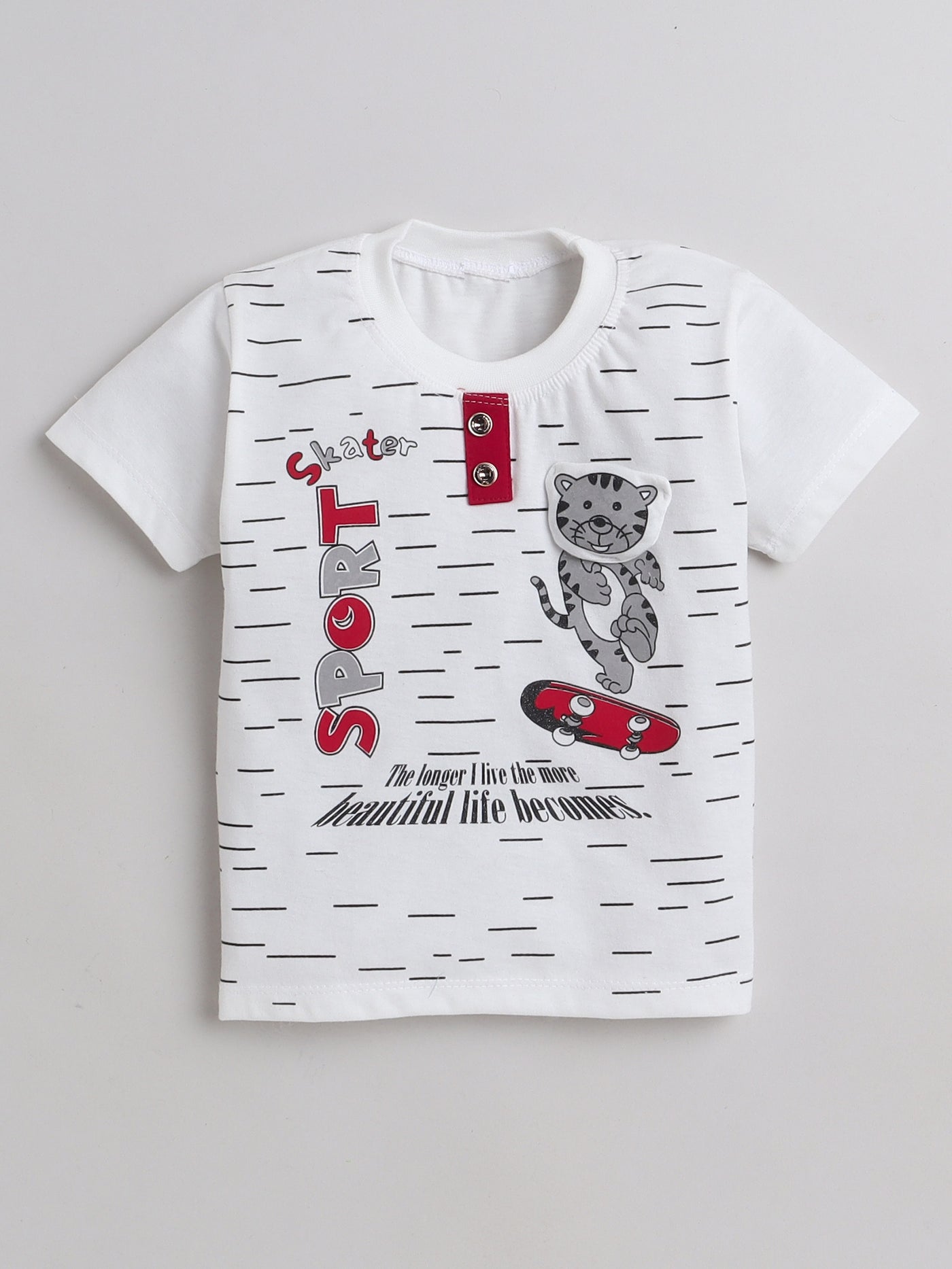 Boys Half Sleeve Printed T-Shirt & Shorts Set