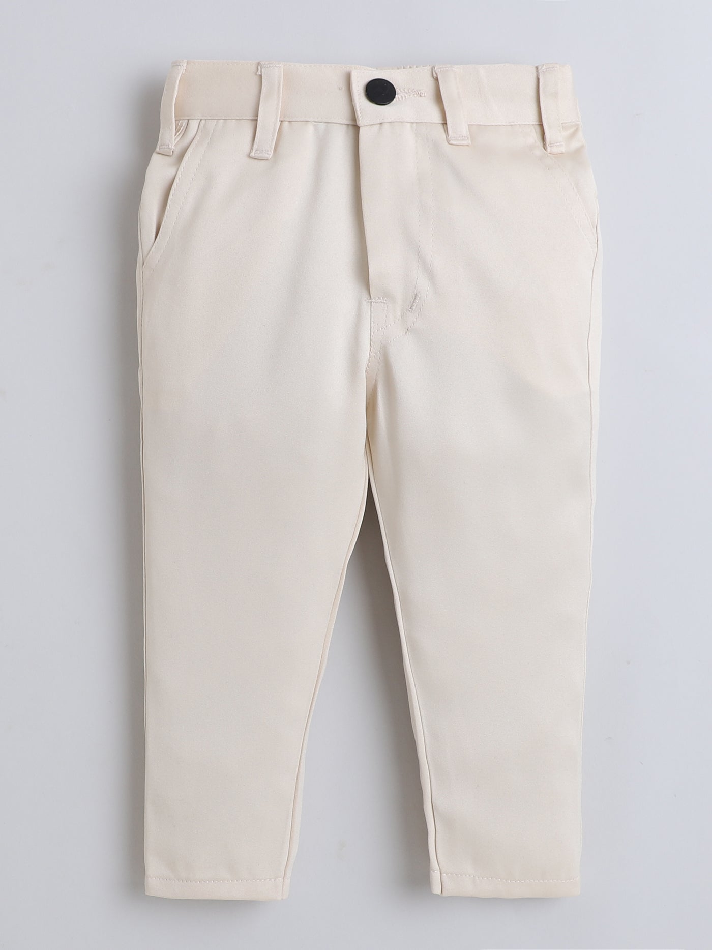 Boys Cotton Blend Embroidered 3 Piece Suit Set With Bow