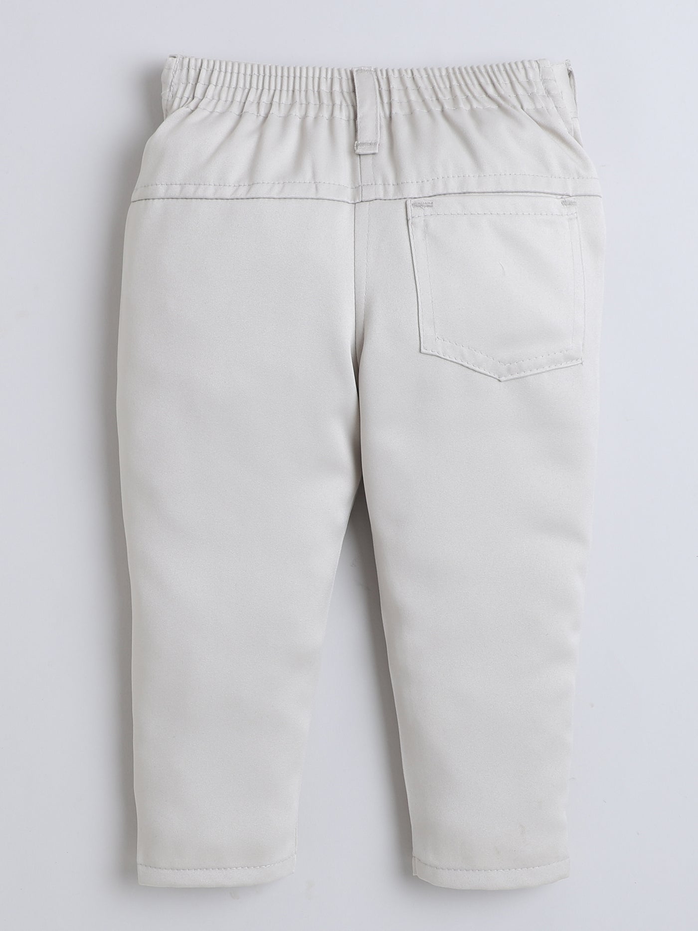 Boys Cotton Blend Embroidered 3 Piece Suit Set With Bow