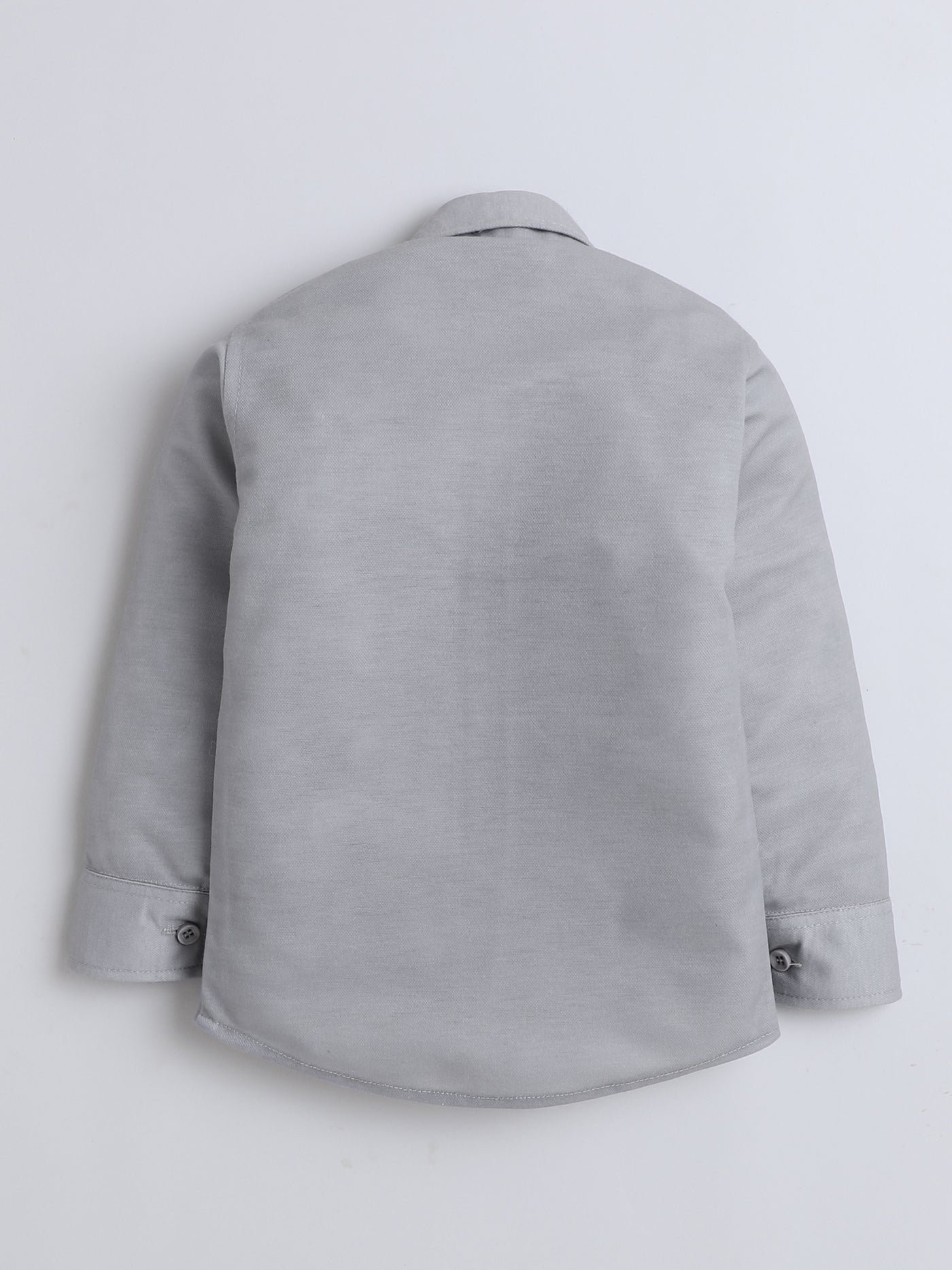 Boys Cotton Blend Geometric Pattern 3 Piece Suit Set With Bow