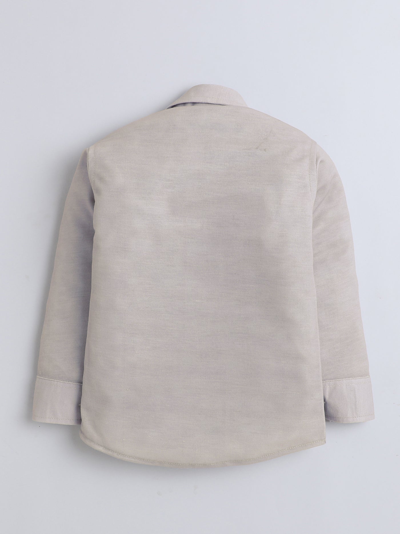 Boys Cotton Blend Geometric Pattern 3 Piece Suit Set With Bow