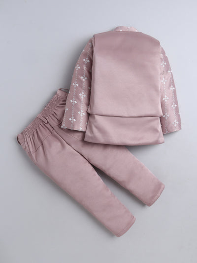 Boys Sequins Embellished Embroidered Sherwani Set