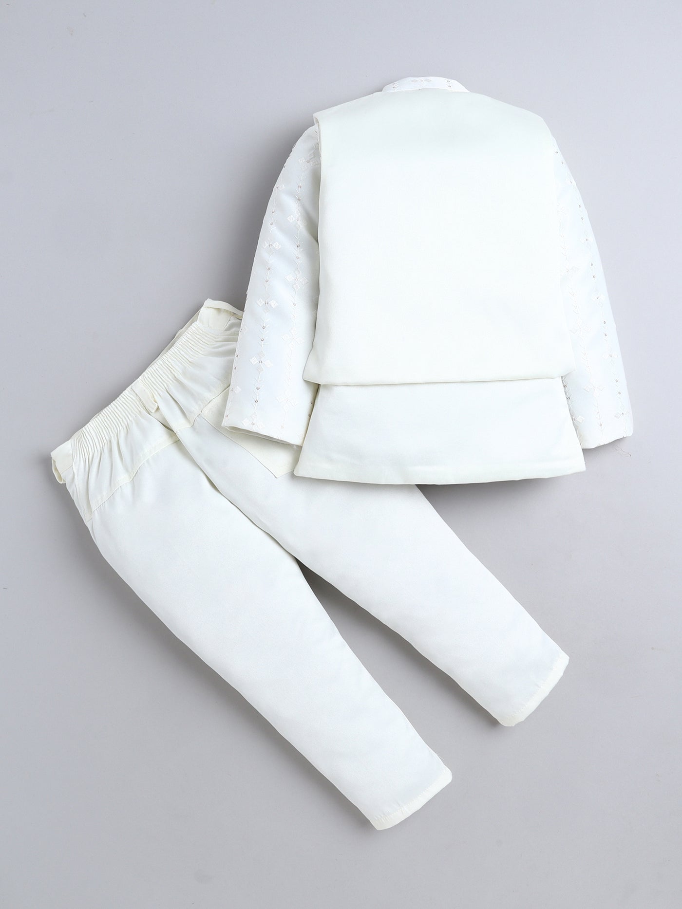 Boys Sequins Embellished Embroidered Sherwani Set