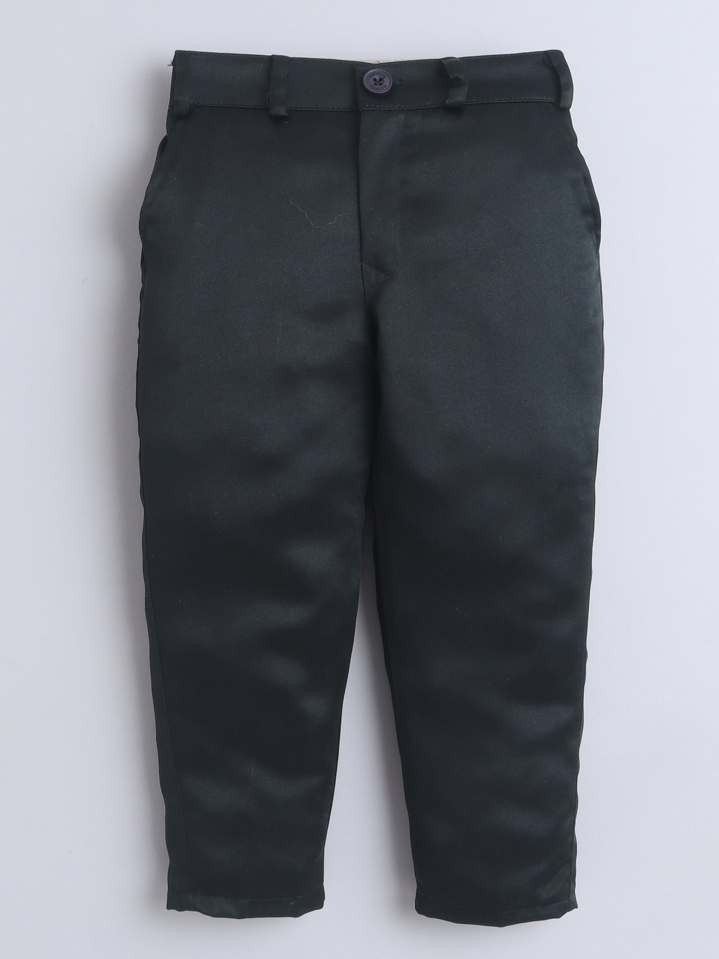 Boys Leaf Motifs 3 Piece Suit Set With Bow