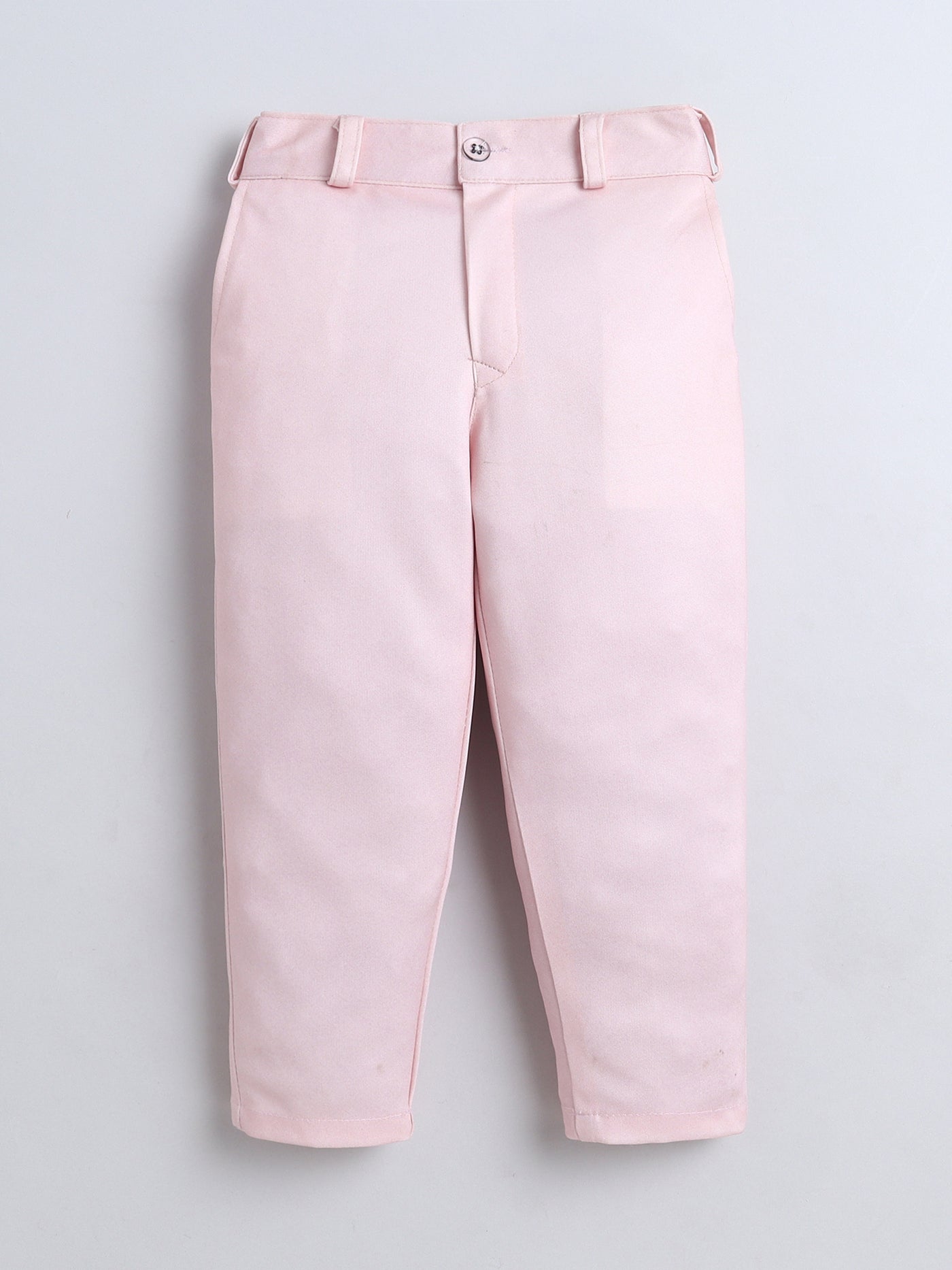 Boys Leaf Printed Mandarin Collar 3 Piece Suit Set