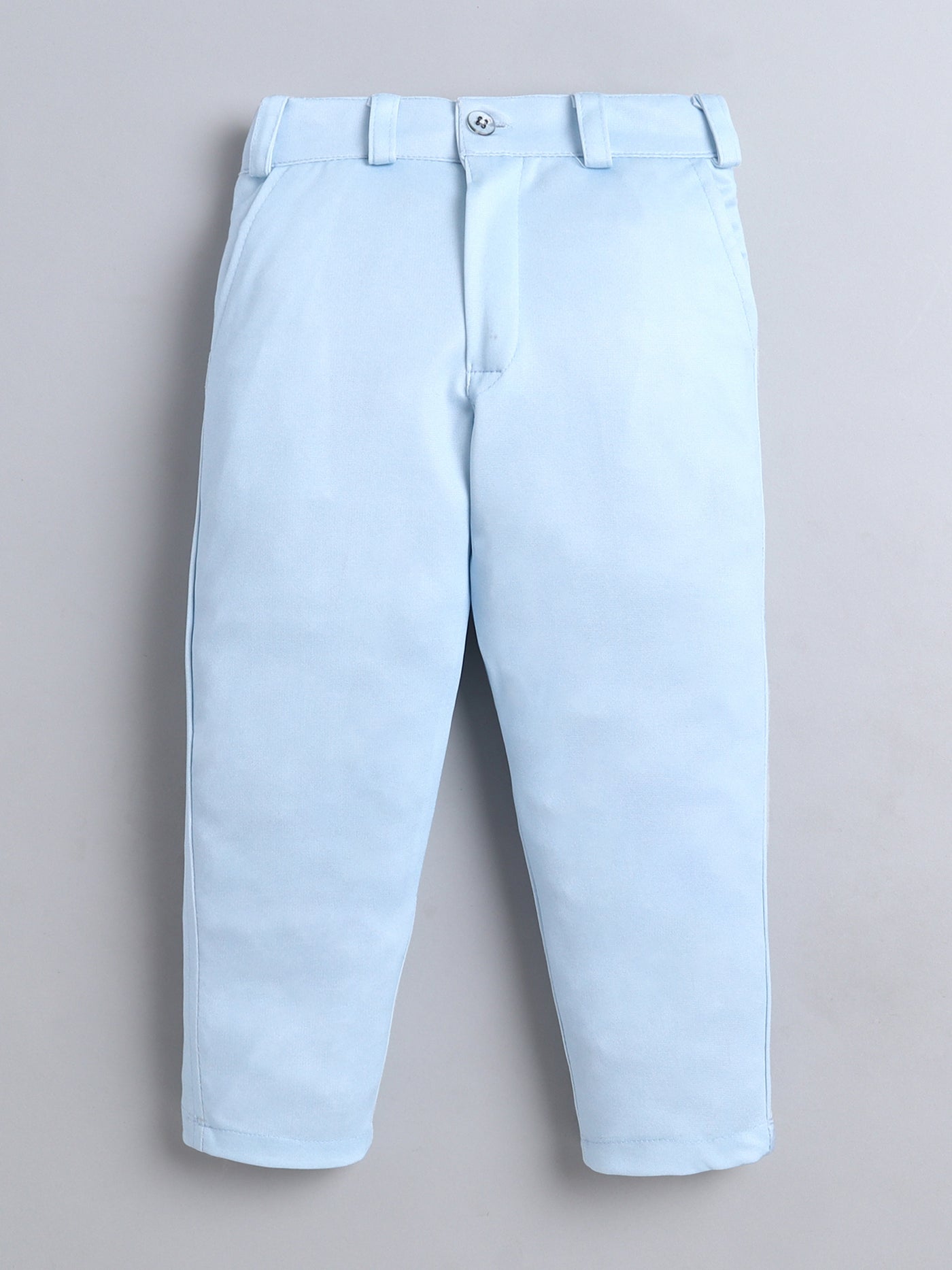 Boys Leaf Printed Mandarin Collar 3 Piece Suit Set