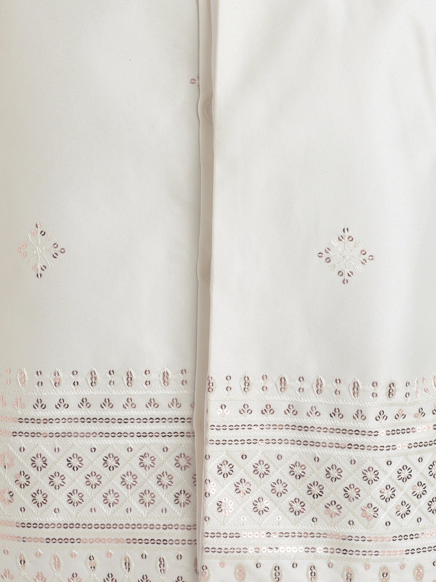 Boys Sequined Embroidered Sherwani & Trouser Set With Shrug