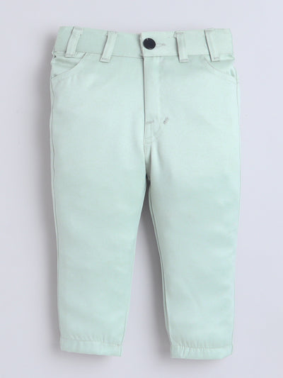 Boys Sequined Embroidered Sherwani & Trouser Set With Shrug