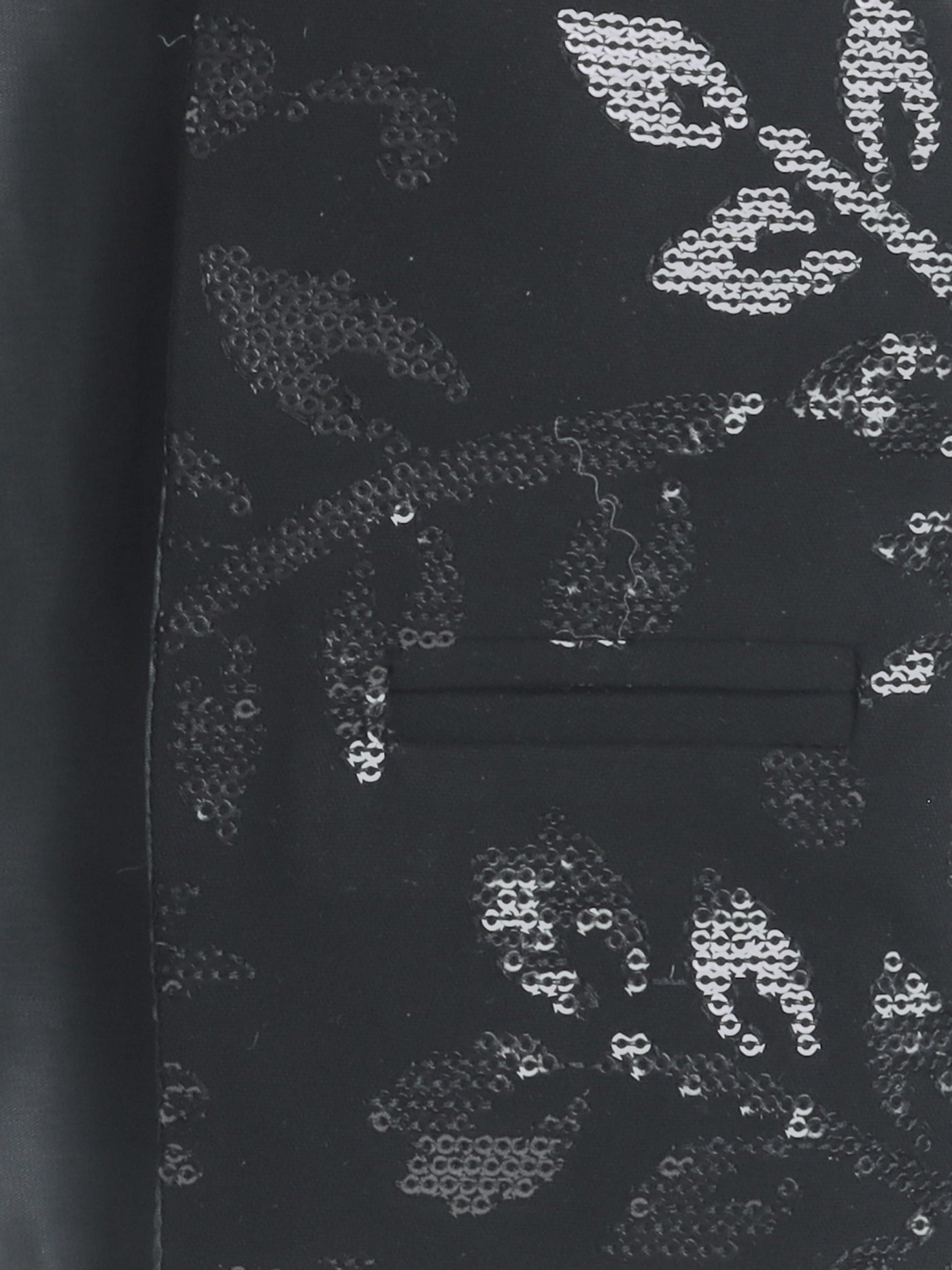 Boys Sequins Embellished Sherwani & Trouser Set With Shrug