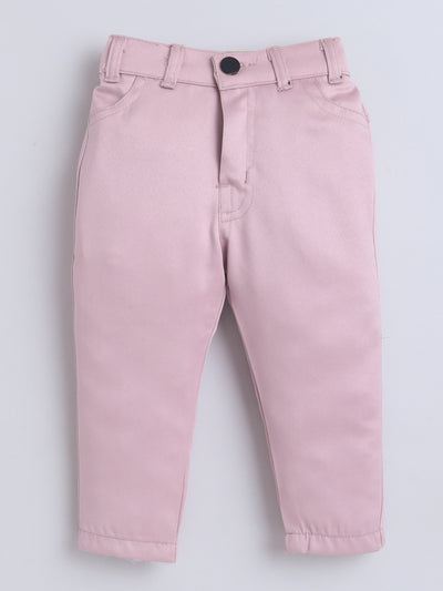 Boys Sequined Embroidered Sherwani & Trouser Set With Shrug