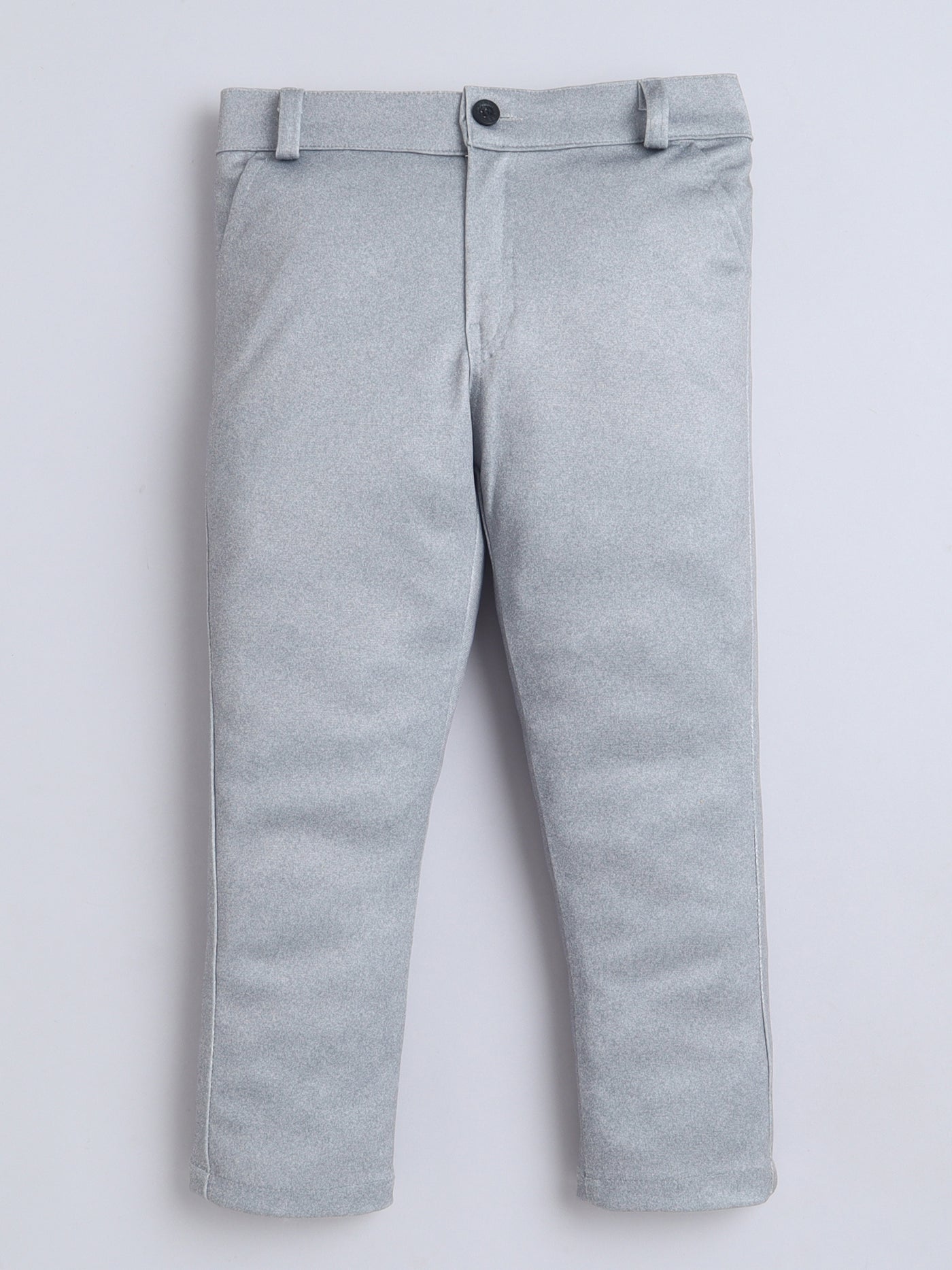 Boys Solid 3 Piece Suit Set With Bow