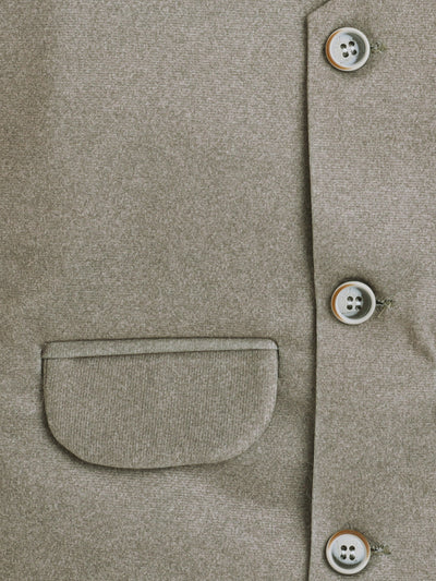 Boys Solid 3 Piece Suit Set With Bow