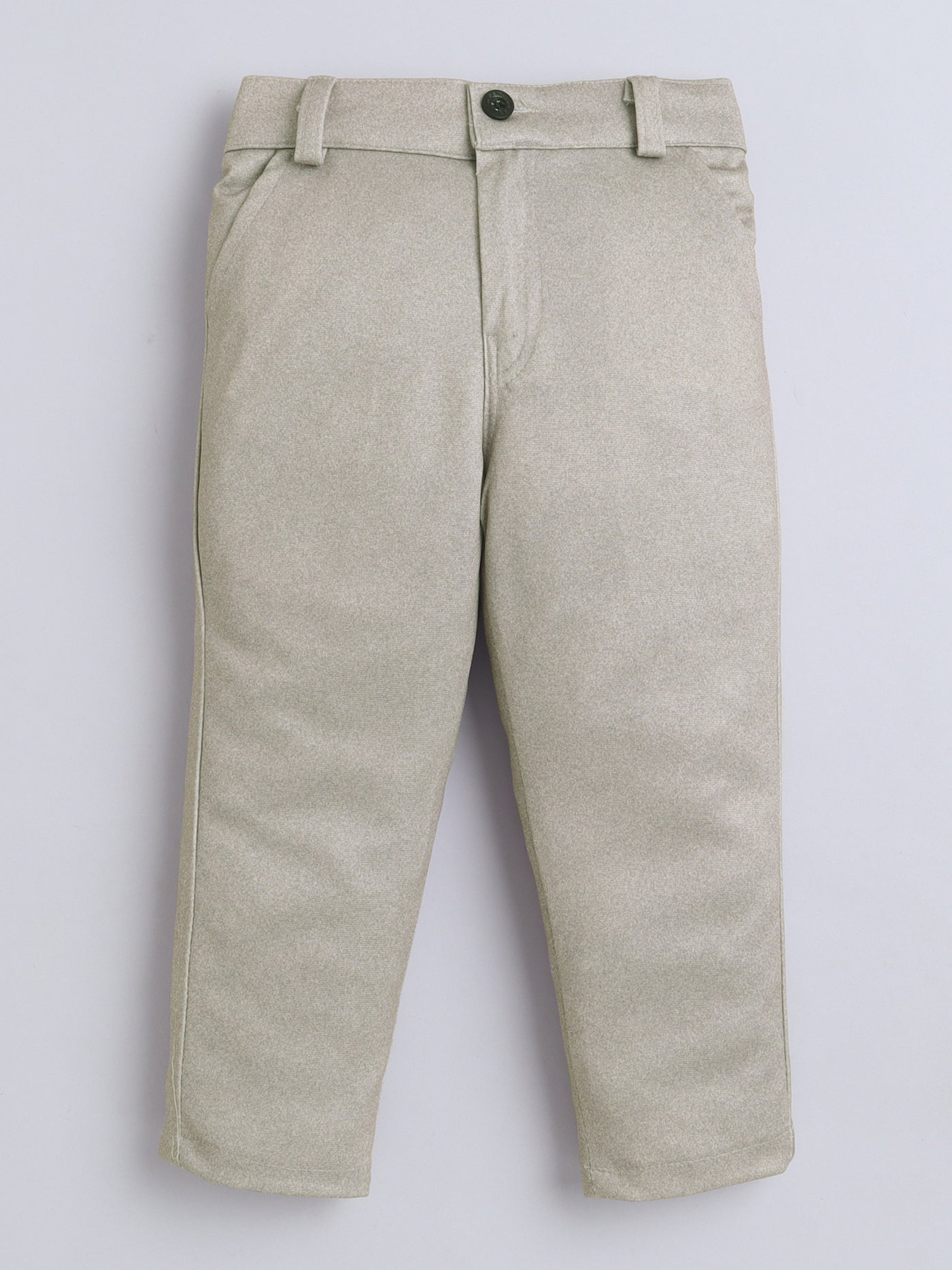 Boys Solid 3 Piece Suit Set With Bow