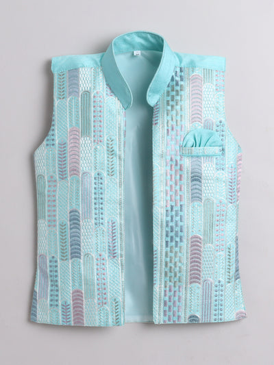 Boys Kurta & Pyjama Set With Waistcoat