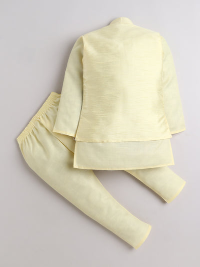 Boys Kurta & Pyjama Set With Waistcoat