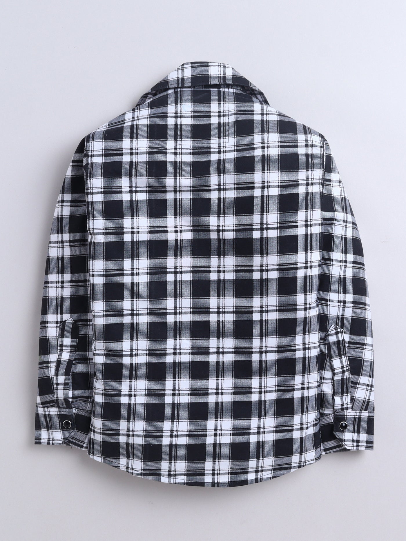 Boys Cotton Blend Checked Shirt