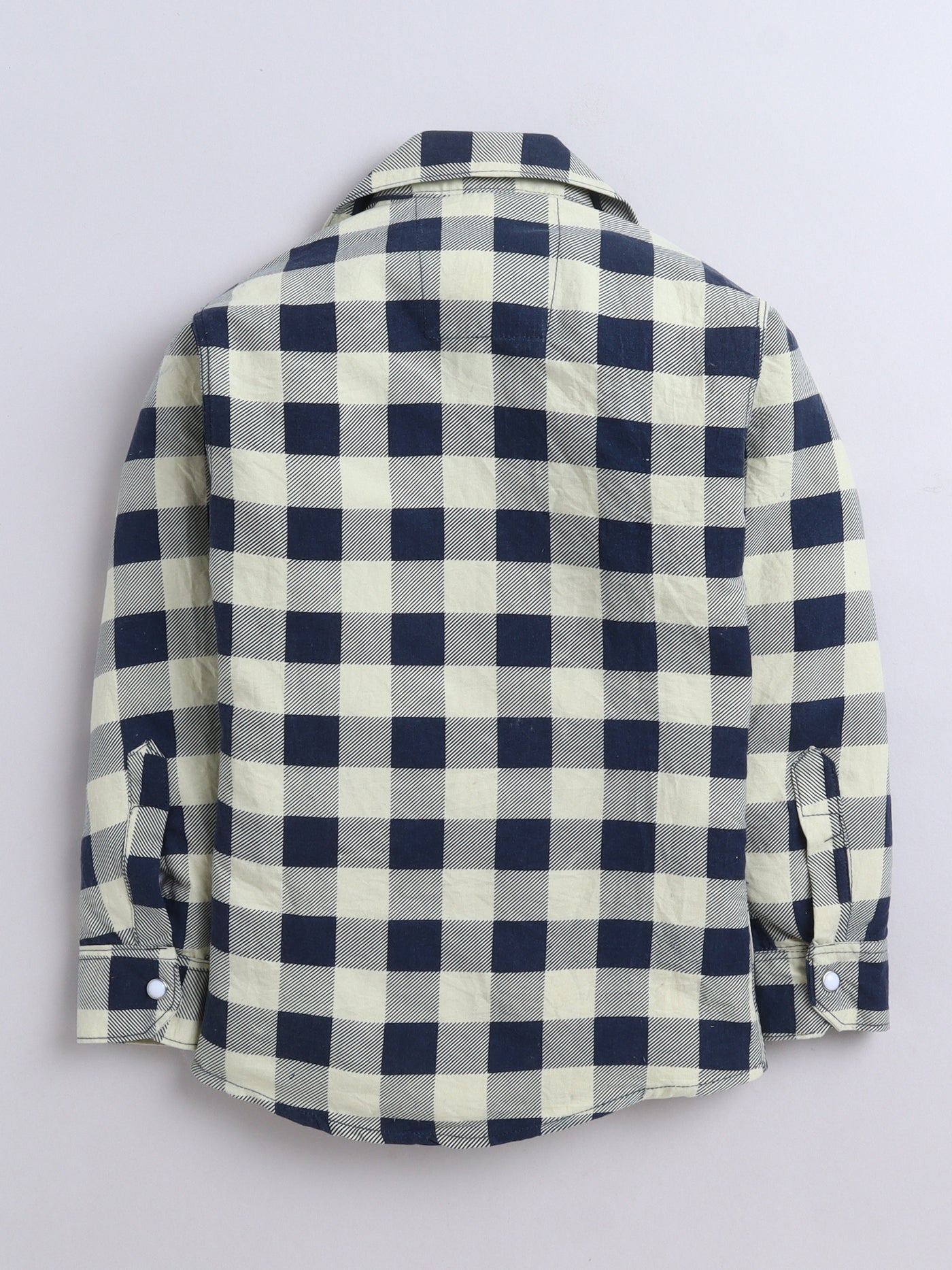 Boys Cotton Blend Checked Shirt