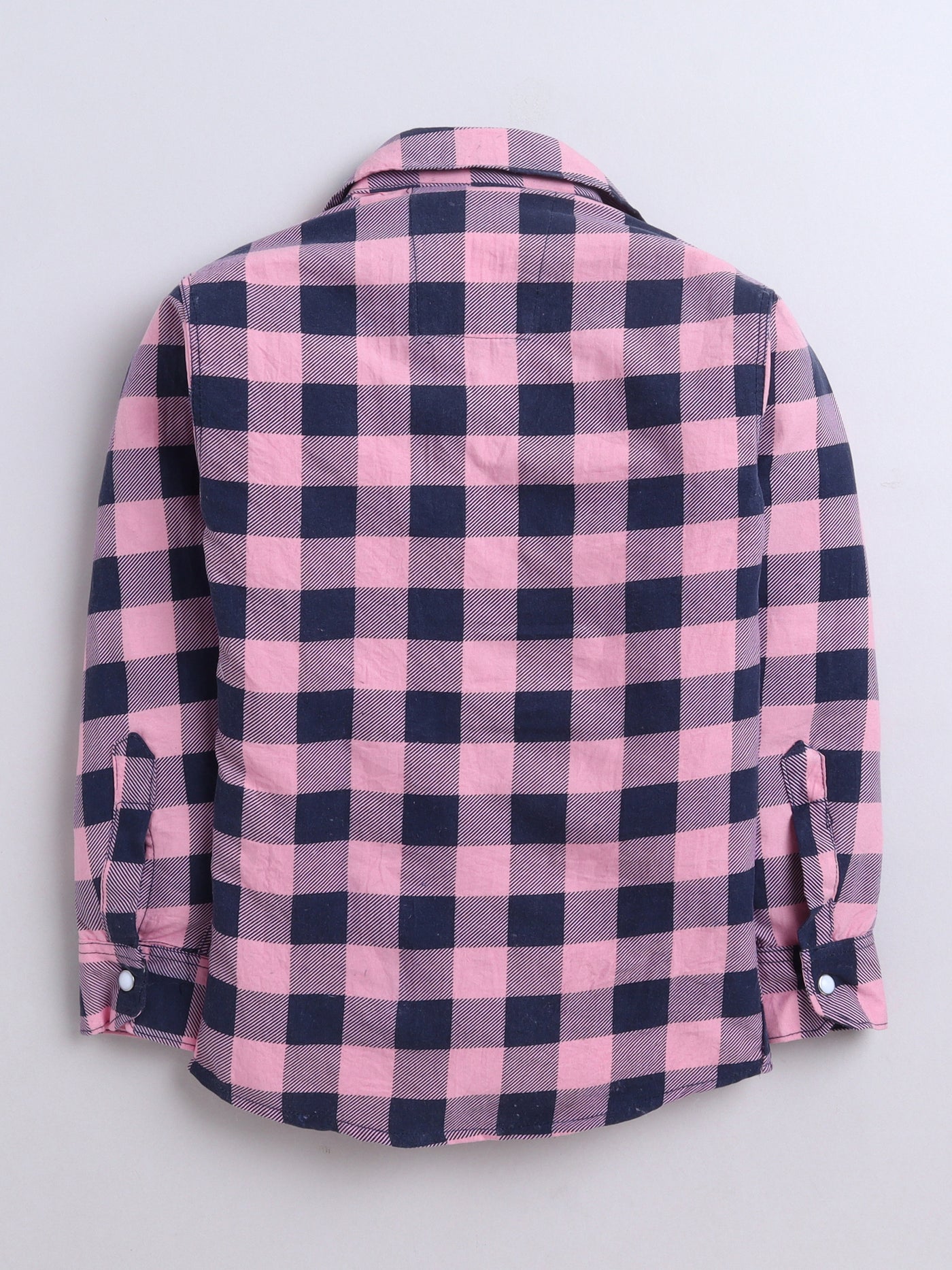 Boys Cotton Blend Checked Shirt
