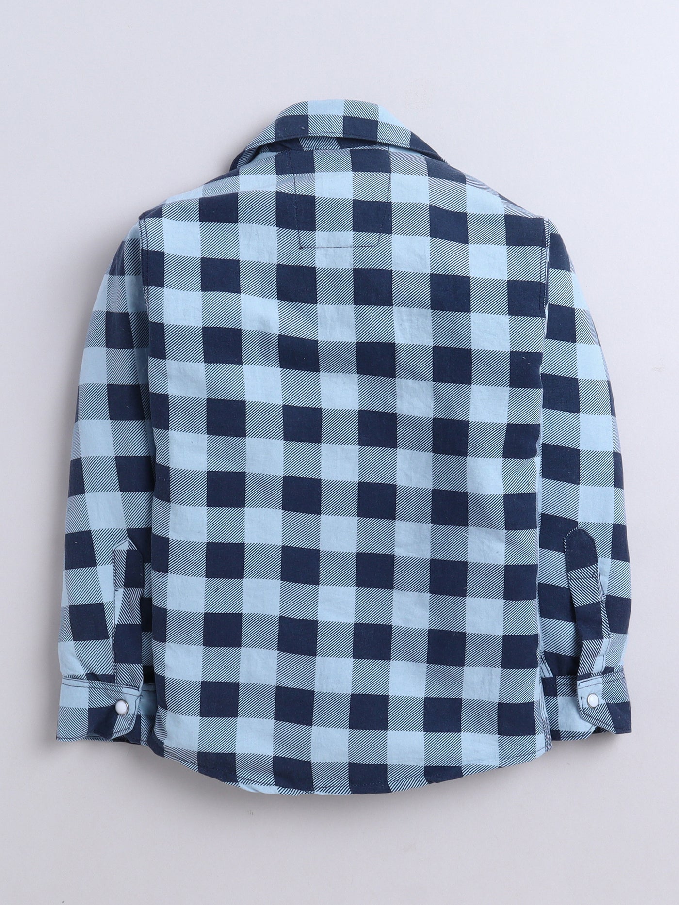 Boys Cotton Blend Checked Shirt
