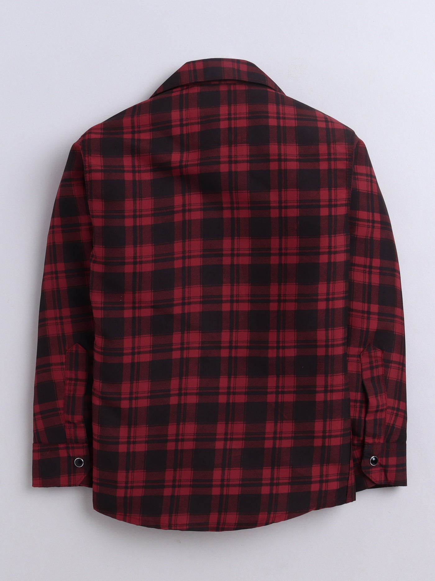 Boys Cotton Blend Checked Shirt