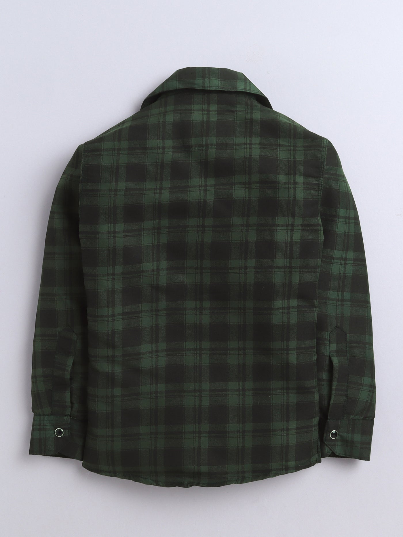 Boys Cotton Blend Checked Shirt