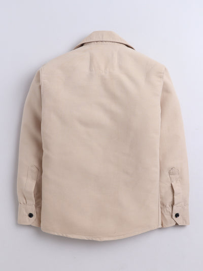 Boys Cotton Blend 3D Graphic Print Shirt