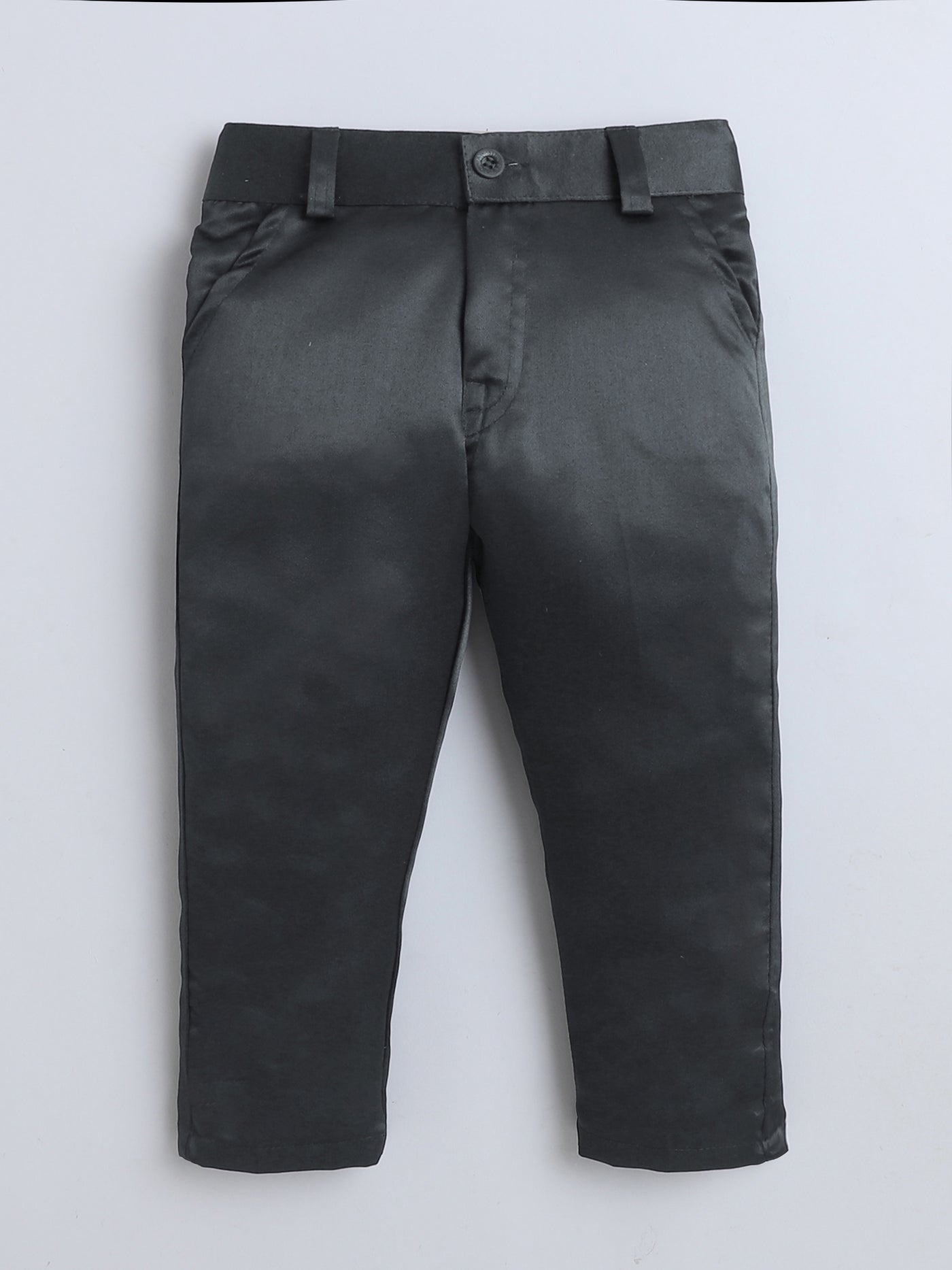 Boys Jacquard Zigzag Pattern Sherwani & Trouser Set