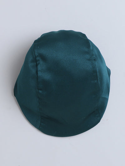 Boys Cotton Full Sleeves Solid Shirt & Trouser Set With Cap, Suspender, Bow