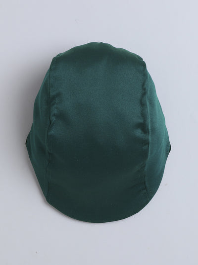 Boys Cotton Full Sleeves Solid Shirt & Trouser Set With Cap, Suspender, Bow