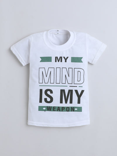 Boys Cotton Blend Graphic Print Jacket T-shirt & Trouser Set