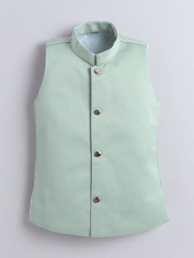 Boys Stone Embellished Embroidered Sherwani Set