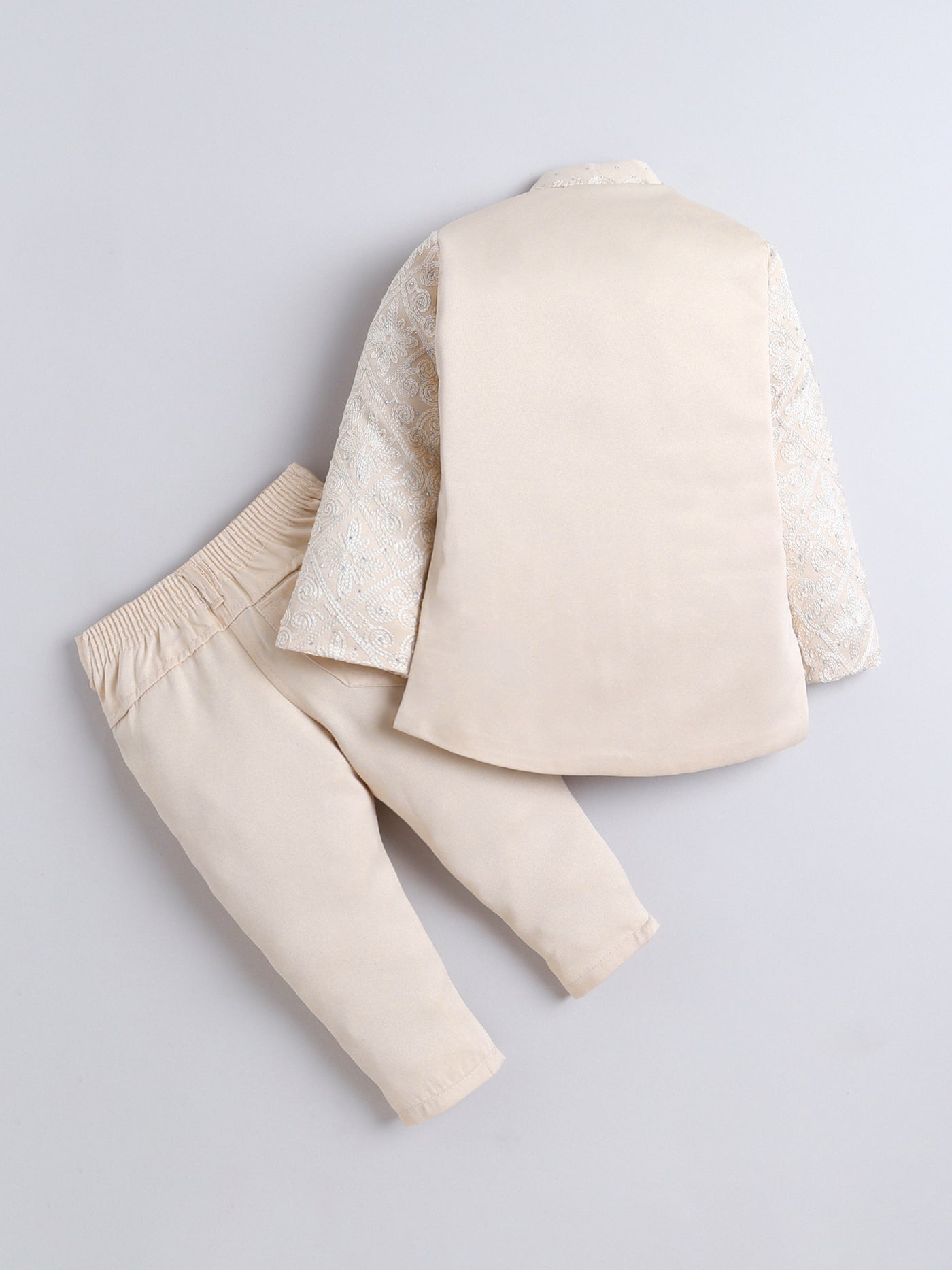 Boys Stone Embellished Embroidered Sherwani Set