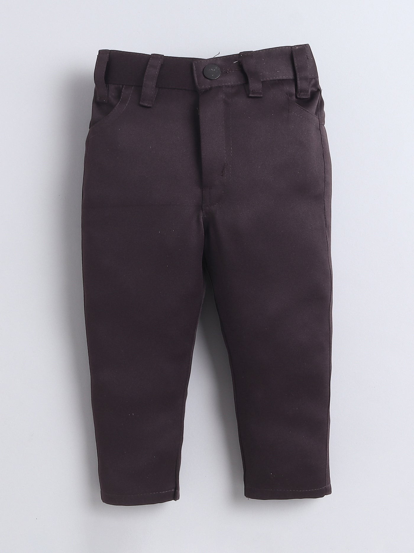 Boys Vine Motifs 3 Piece Suit Set With Bow