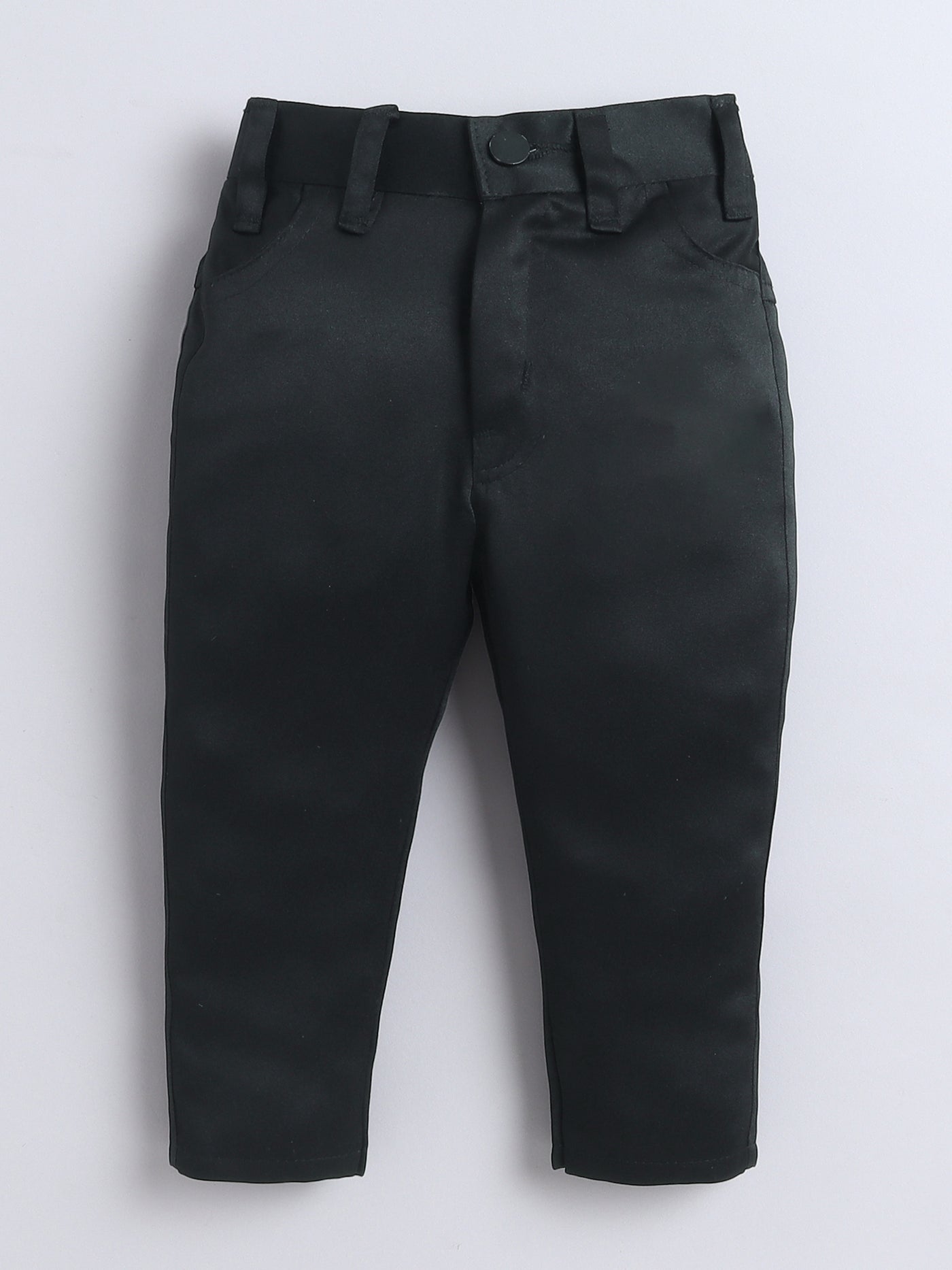 Boys Vine Motifs 3 Piece Suit Set With Bow