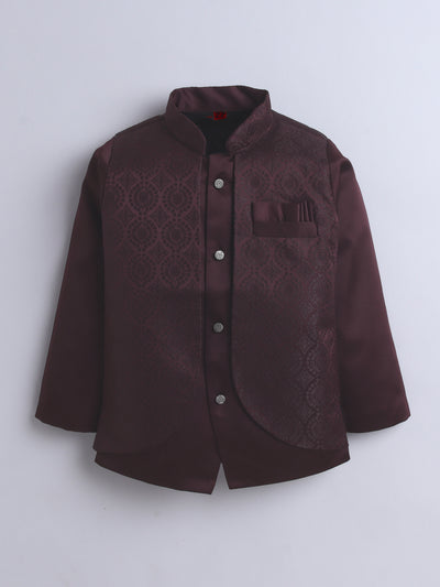 Boys Jodhpuri Indo Western 2-Piece Suit Set