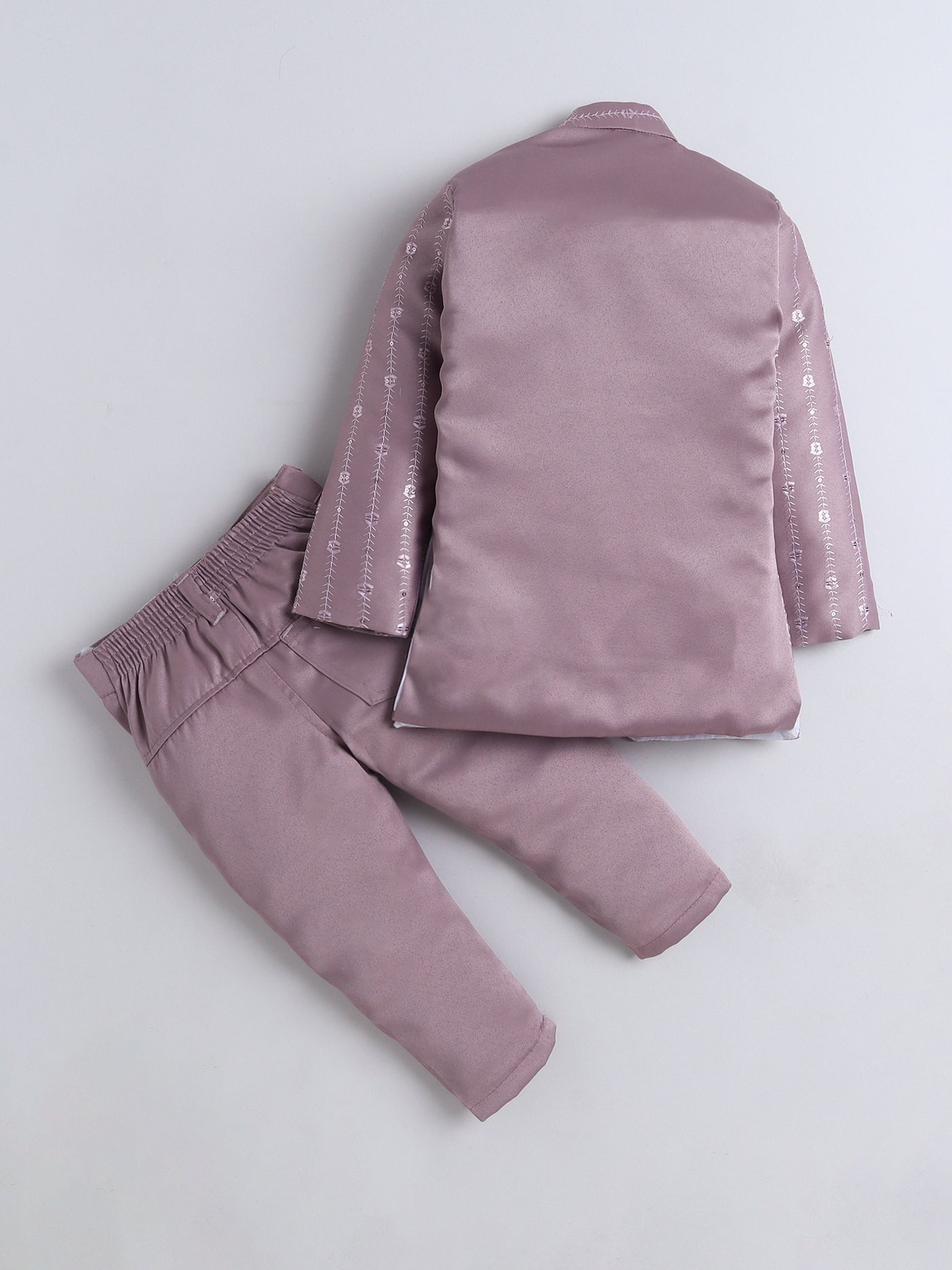 Boys Sequins Embellished Embroidered Sherwani Set