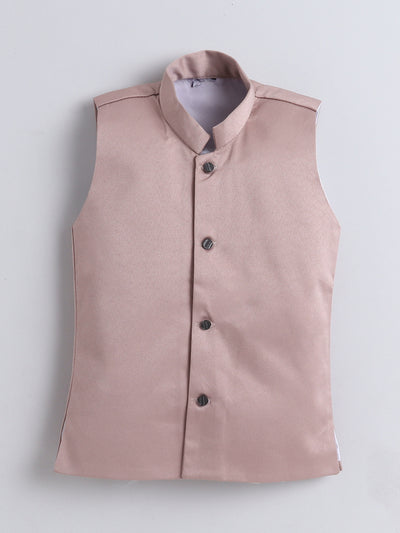 Boys Sequins Embellished Embroidered Sherwani Set