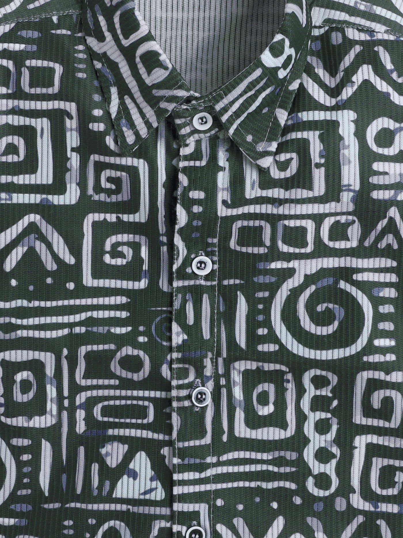 Boys Cotton Blend Printed Half Sleeves Shirt