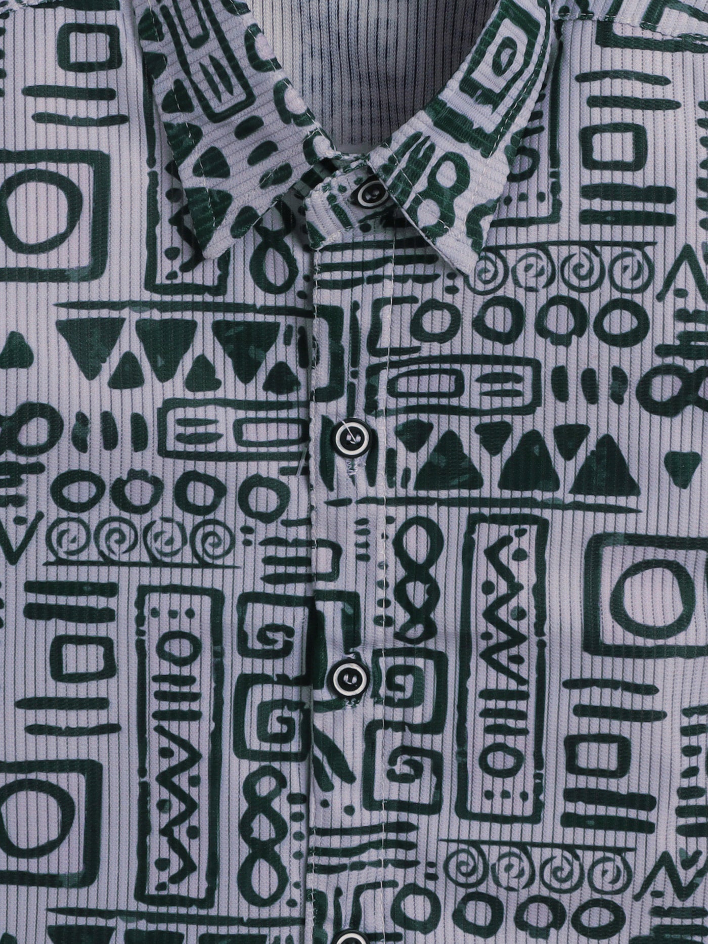 Boys Cotton Blend Printed Half Sleeves Shirt