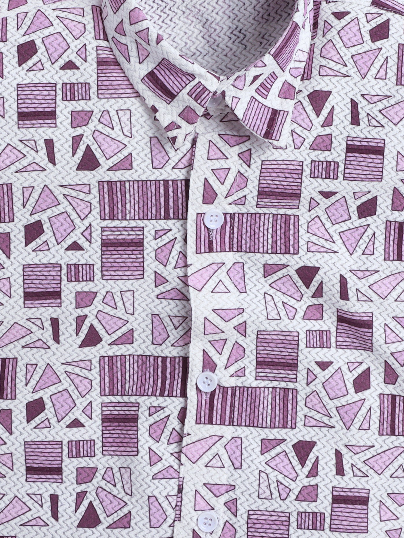 Boys Cotton Blend Printed Half Sleeves Shirt