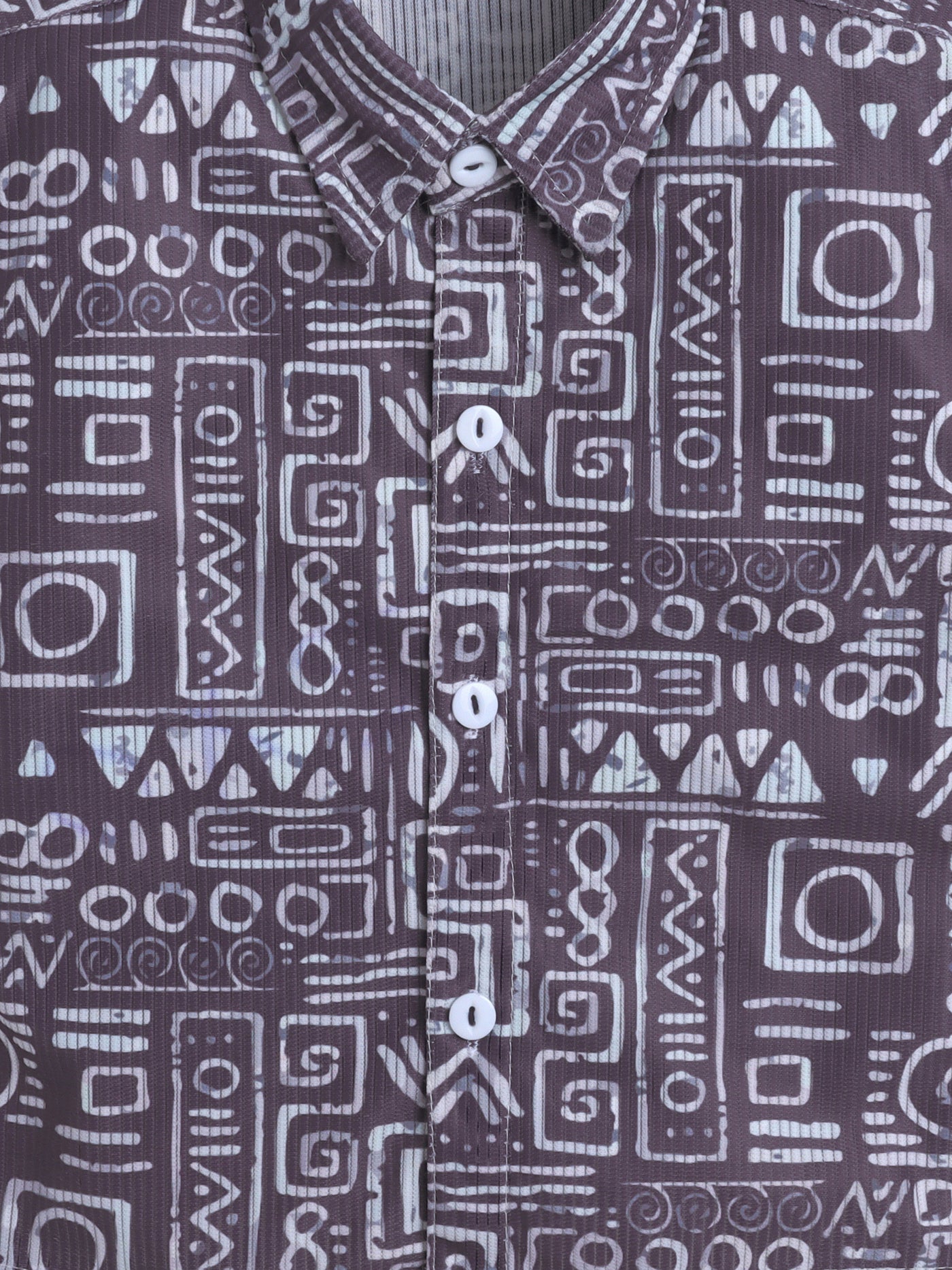 Boys Cotton Blend Printed Half Sleeves Shirt