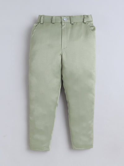 Boys Abstract Geometric Pattern With zari & Sequins Work Sherwani Set