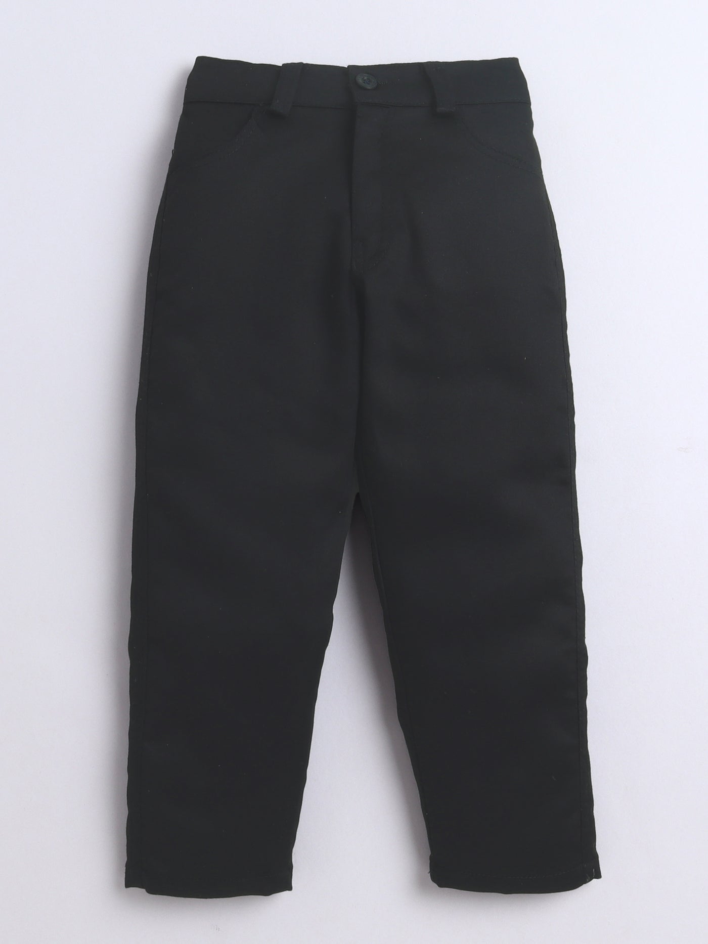 Boys Checked Jacket & Trouser Set With Printed T-shirt