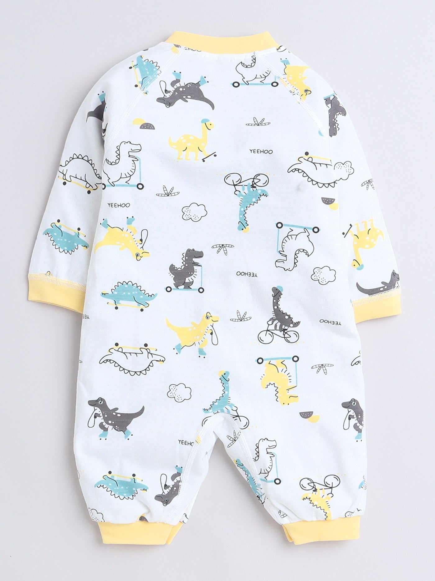 Baby Boys & Baby Girls Full Sleeves Printed Rompers